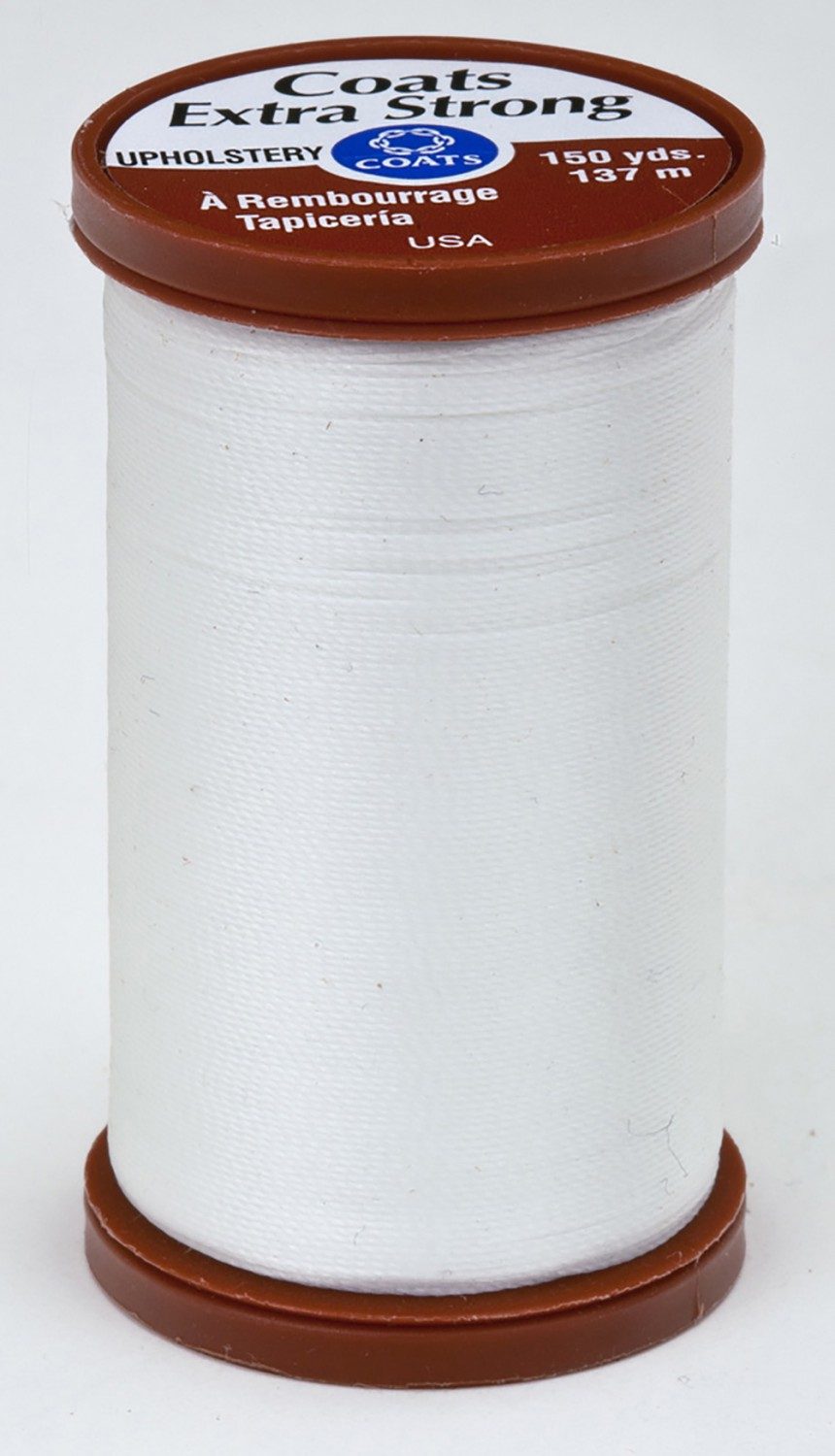Coats 100 Extra Strong Upholstery Thread 150yds White